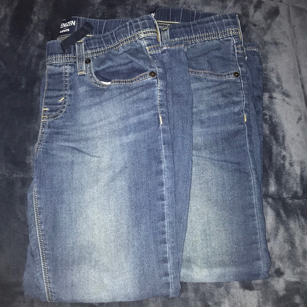 2 pair Denizen by Levi Elastic waist Jean